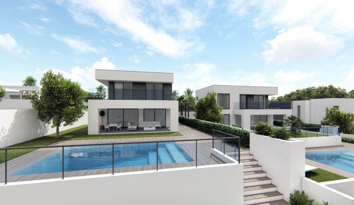 ville moderne su progetto in Manilva