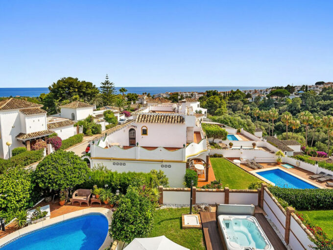 sea view Andalusian style townhouse