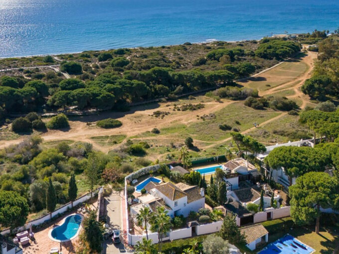 beachfront Andalusian style villa